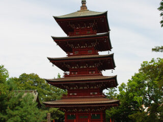 Saishoin Temple Five-Storied Pagoda