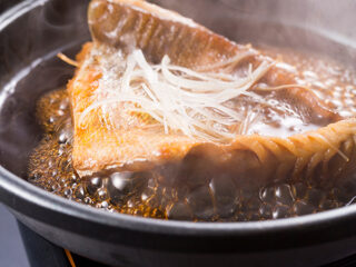 Nakadomari Sashimi and Soy Sauce Steeped Black Rockfish Zen(AKA Nakadomari Mebaru Zen)