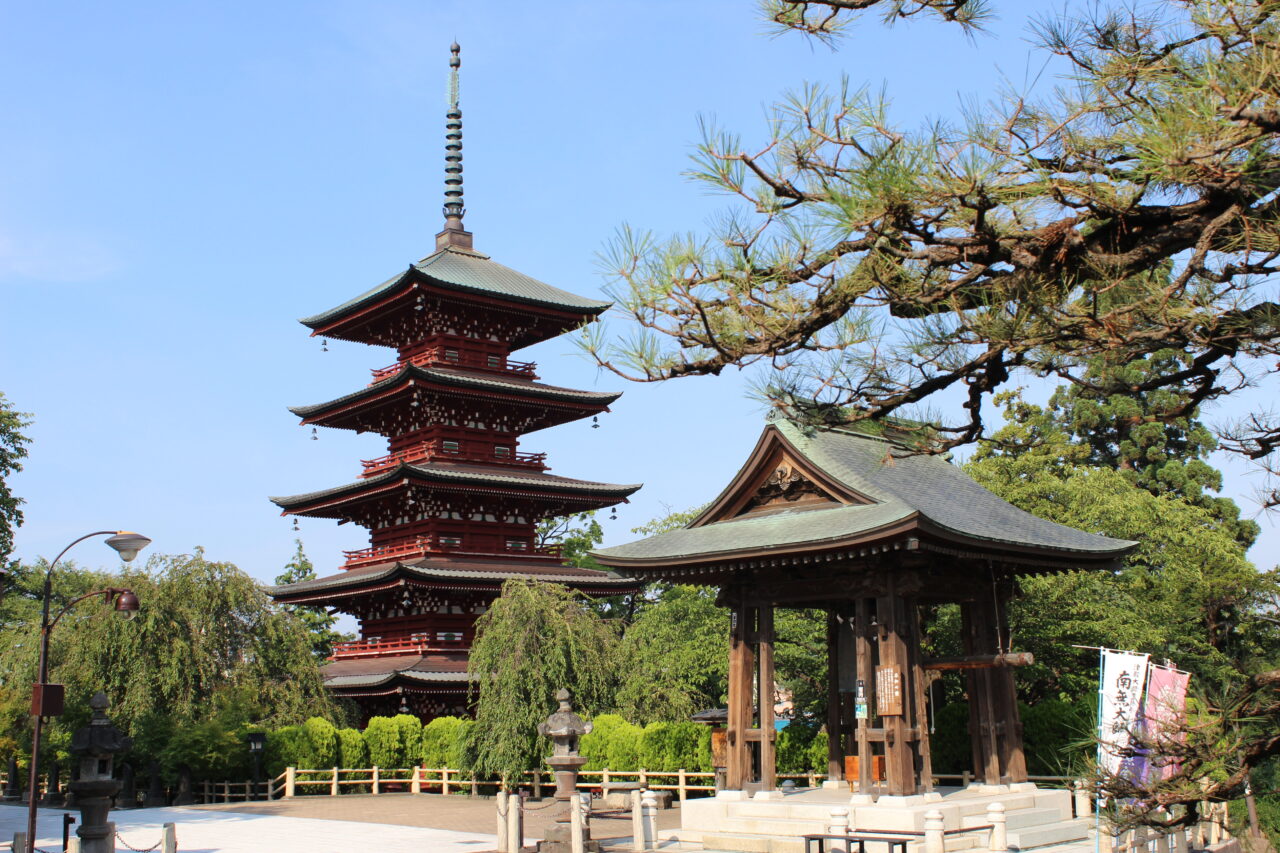 Saishoin Temple Five-Storied Pagoda