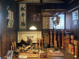 Tsugaru Style Kokeshi Wooden Dolls