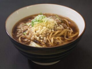 Kuroishi Tsuyu Yakisoba (Stir-fried noodles with soup)