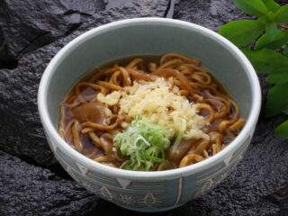 Kuroishi Tsuyu Yakisoba (Stir-fried noodles with soup)