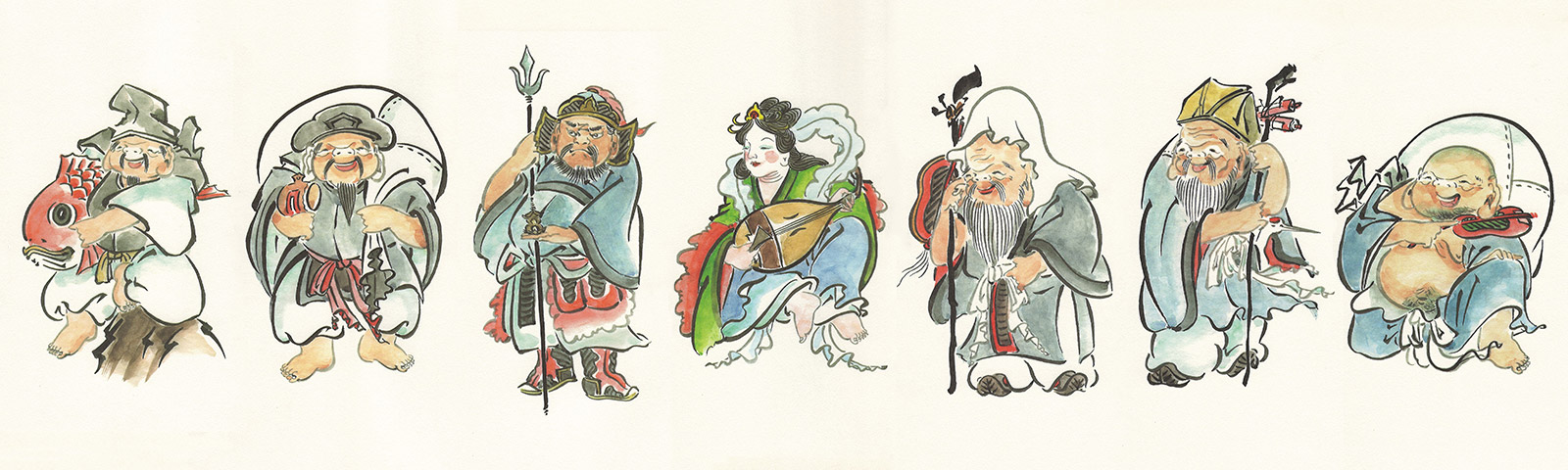 Pilgrimage to the Mutsukoku Tsugaru Shichifukujin (the Seven Gods