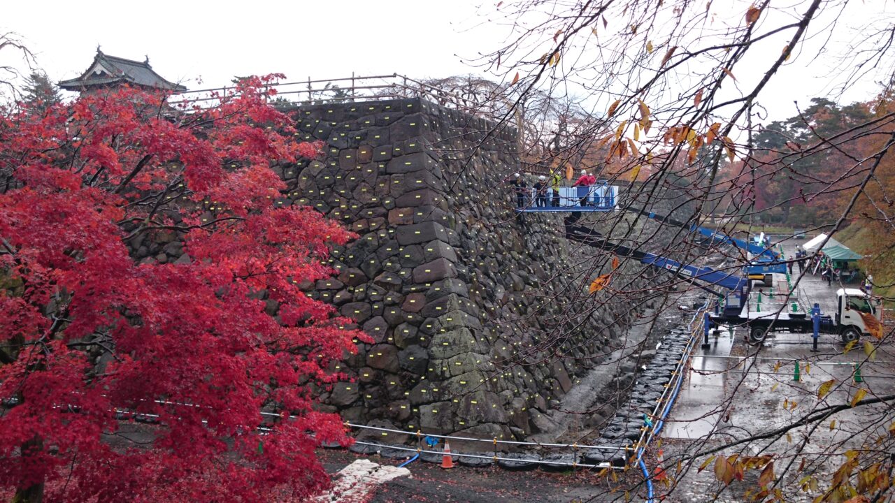 弘前城本丸石垣修理