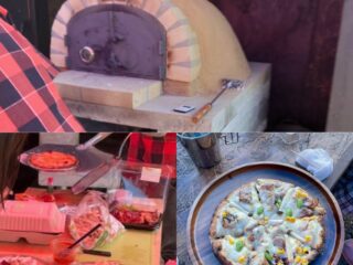 ≪特別企画≫りんごの木の炭で焼くピザ体験